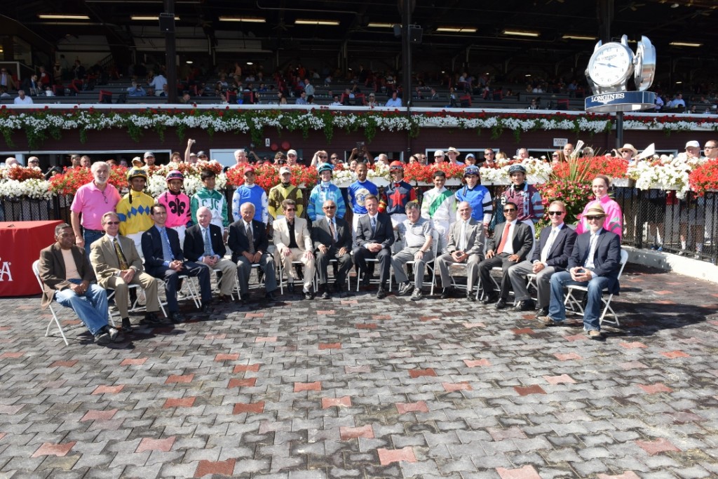 JOCKEY LEGENDS DAY AT SARATOGA RACE COURSE Ed Lewi and Associates