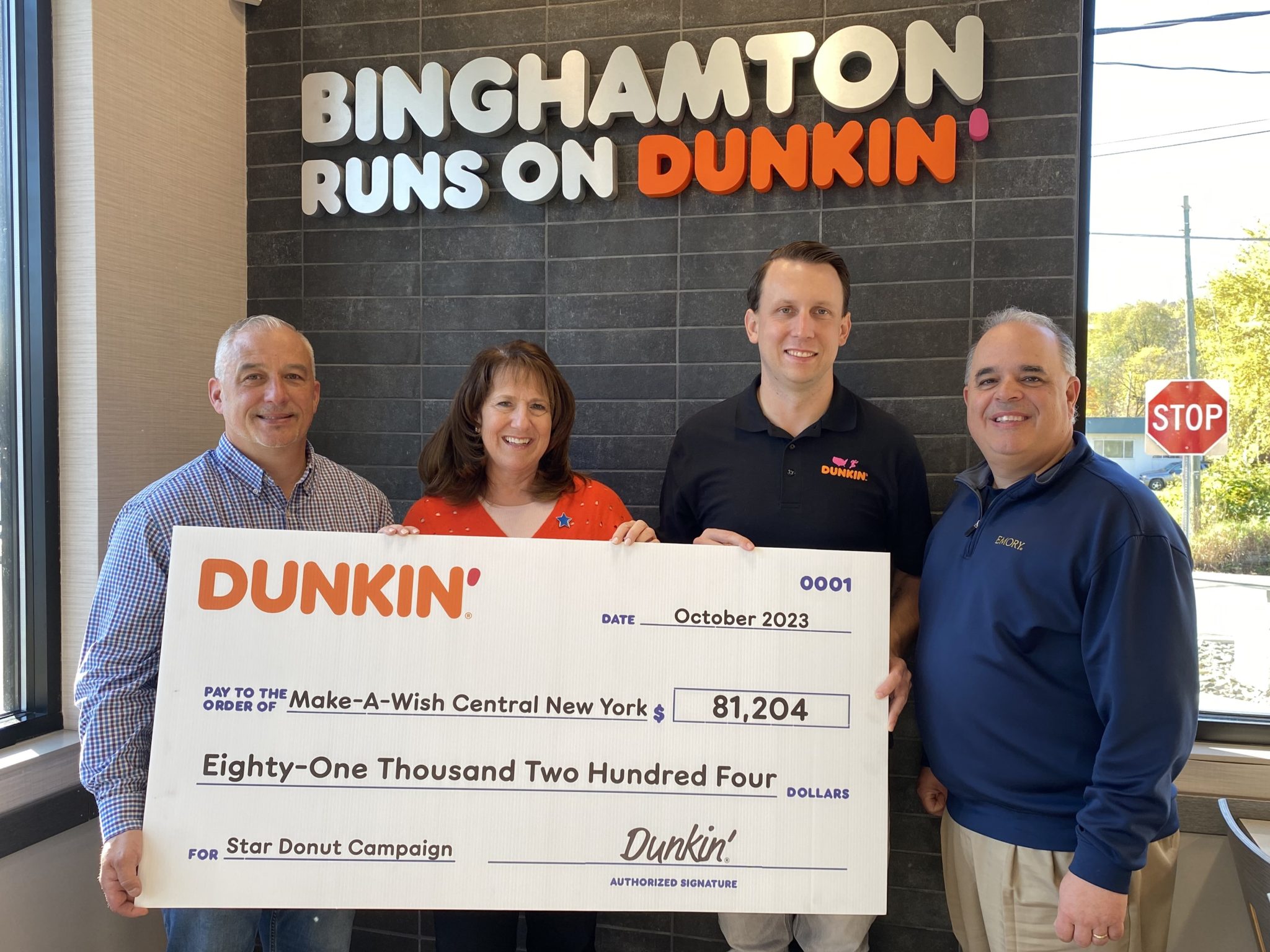 DUNKIN’ RAISES MORE THAN $81,000 FOR MAKE-A-WISH® CENTRAL NEW YORK ...